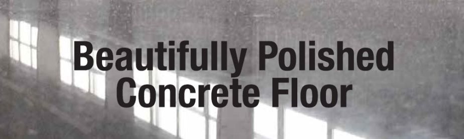 Polished concrete floors