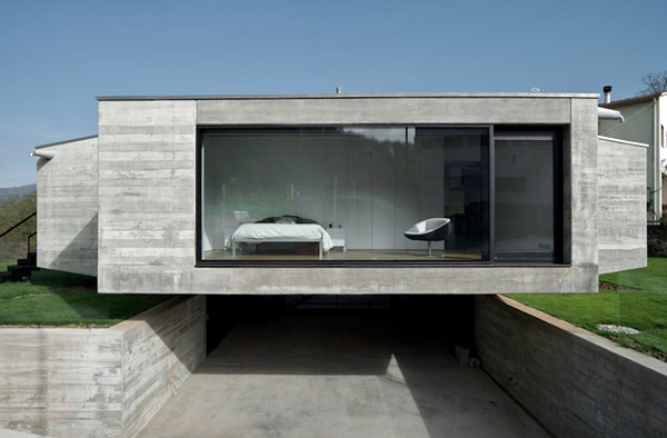 Concrete: a big feature in modern architecture.